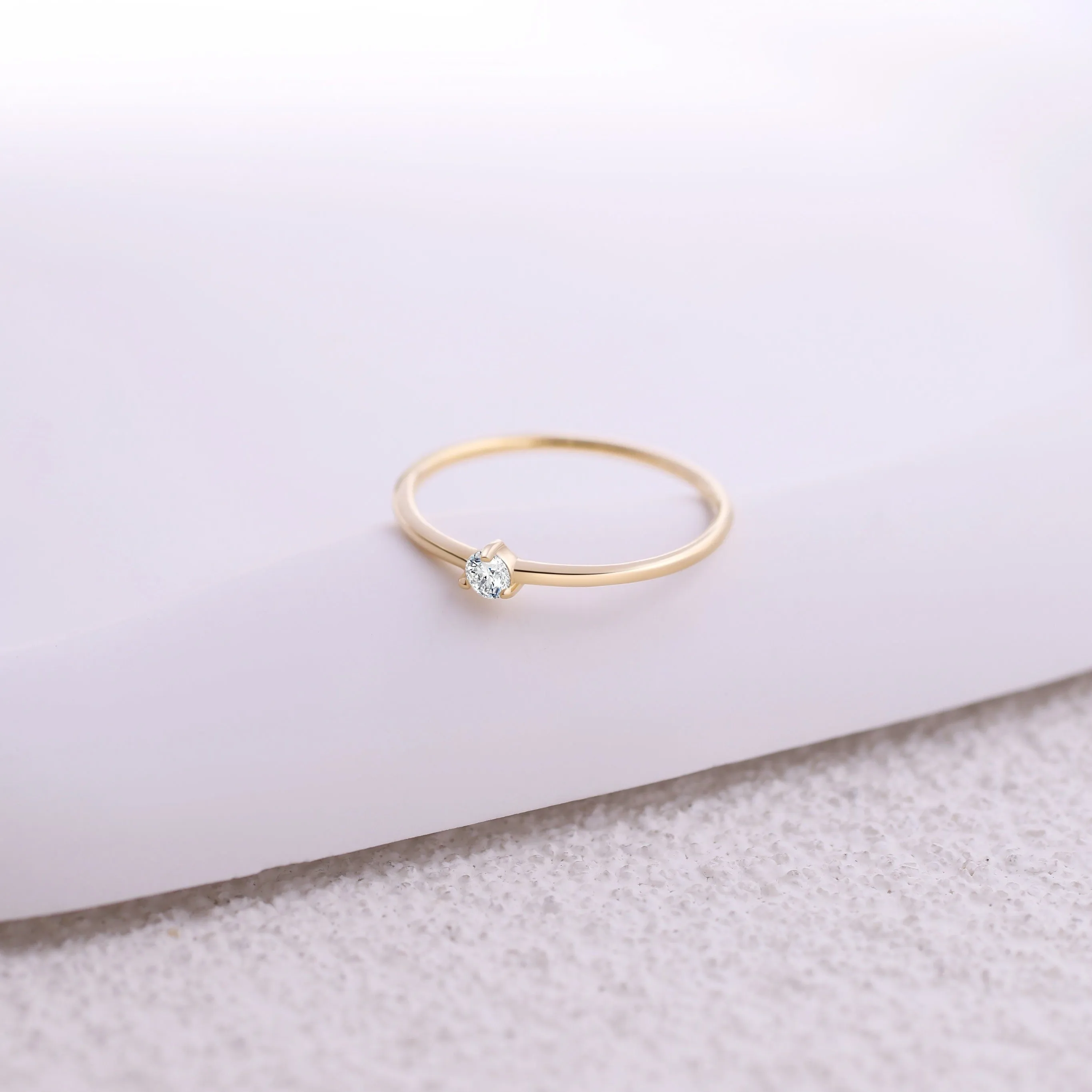 Tiny Diamond Ring sold by Mint & Lilly product image thumbnail 3