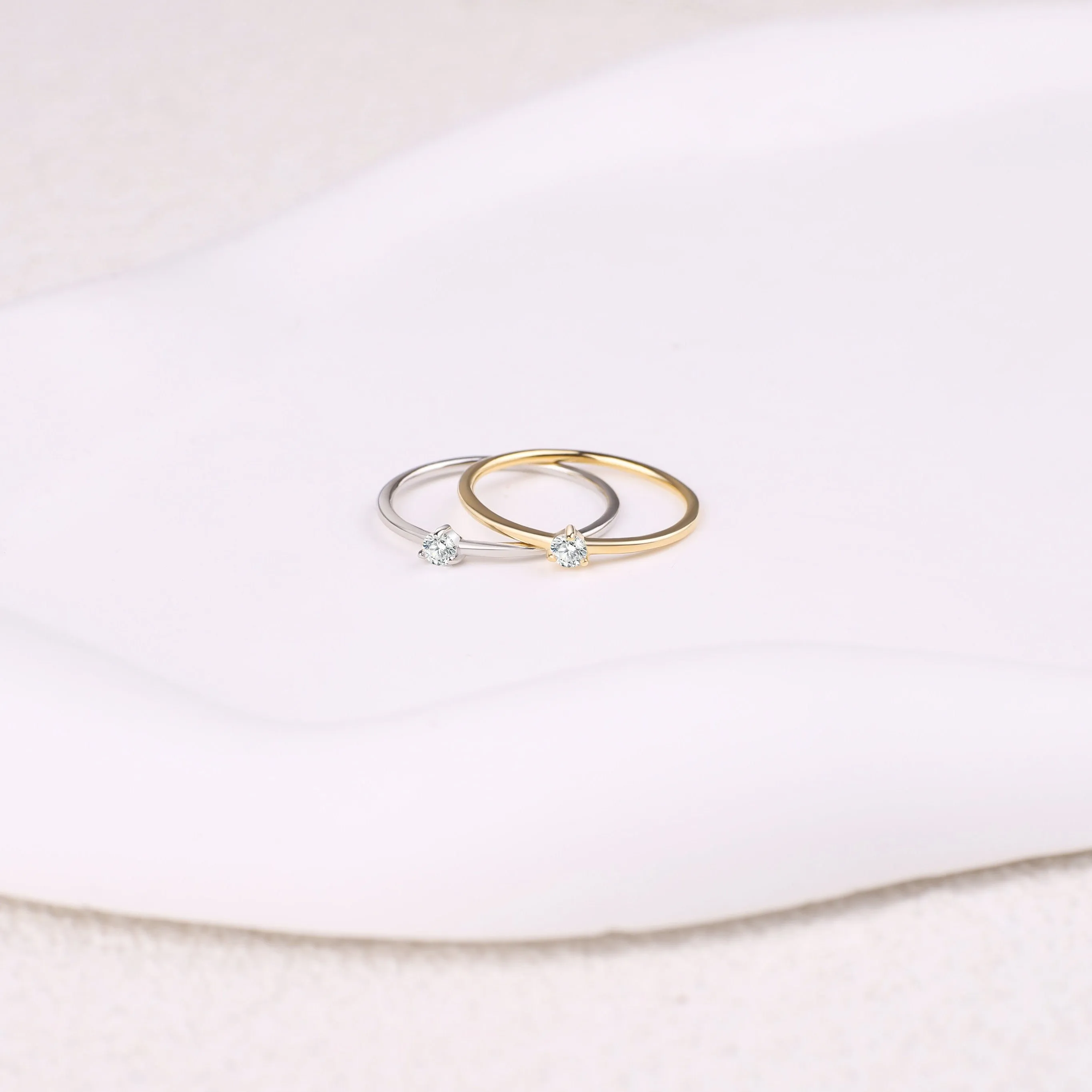 Tiny Diamond Ring sold by Mint & Lilly product image thumbnail 5