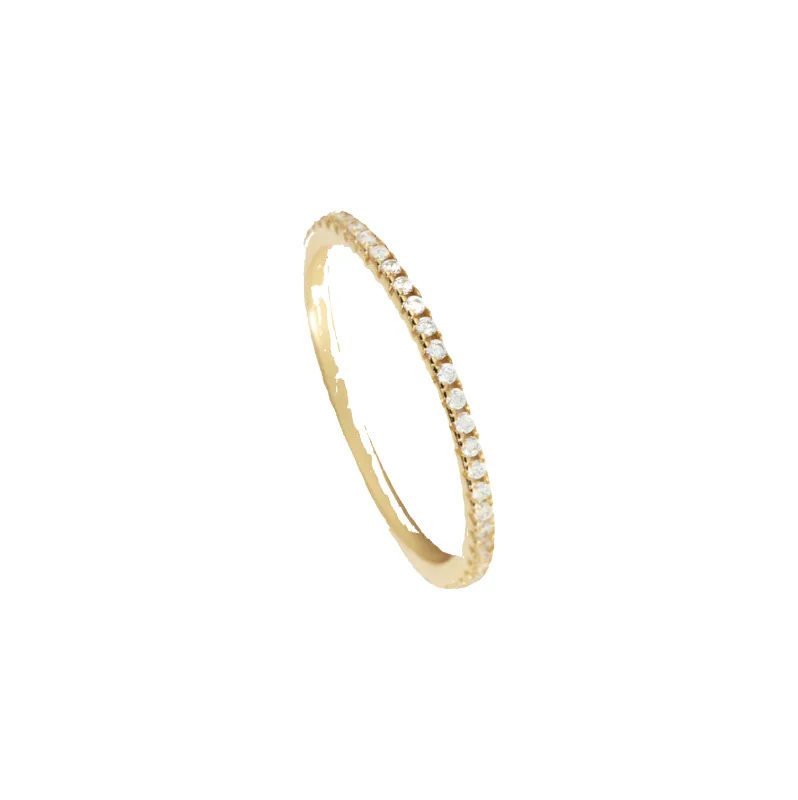 Eternity Diamond Ring made by Mint & Lilly