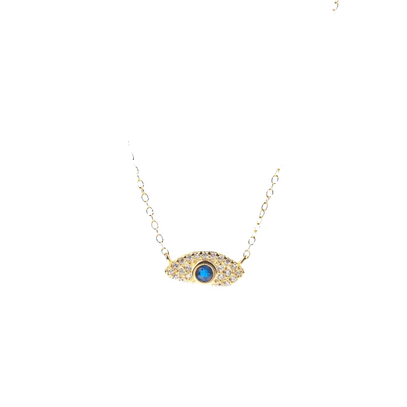 Evil Eye Charm Necklace made by Mint & Lilly