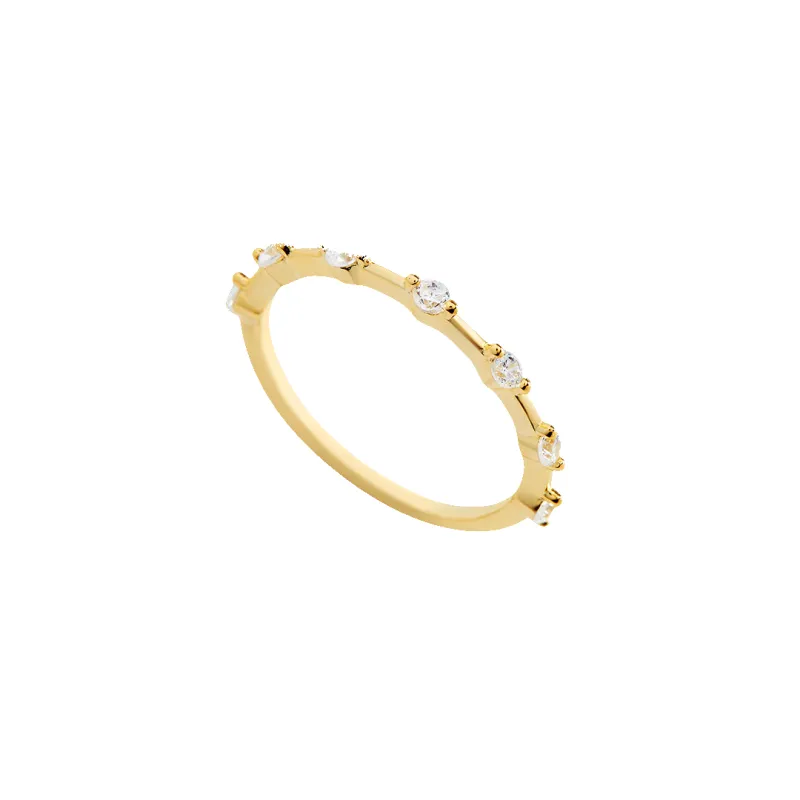 Ultra Thin Floating Eternity Ring made by Mint & Lilly