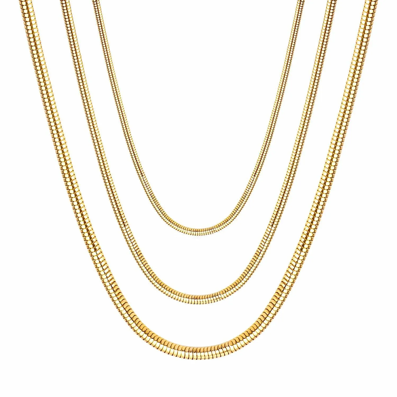 Snake Chain Necklace sold by Mint & Lilly product image thumbnail 2