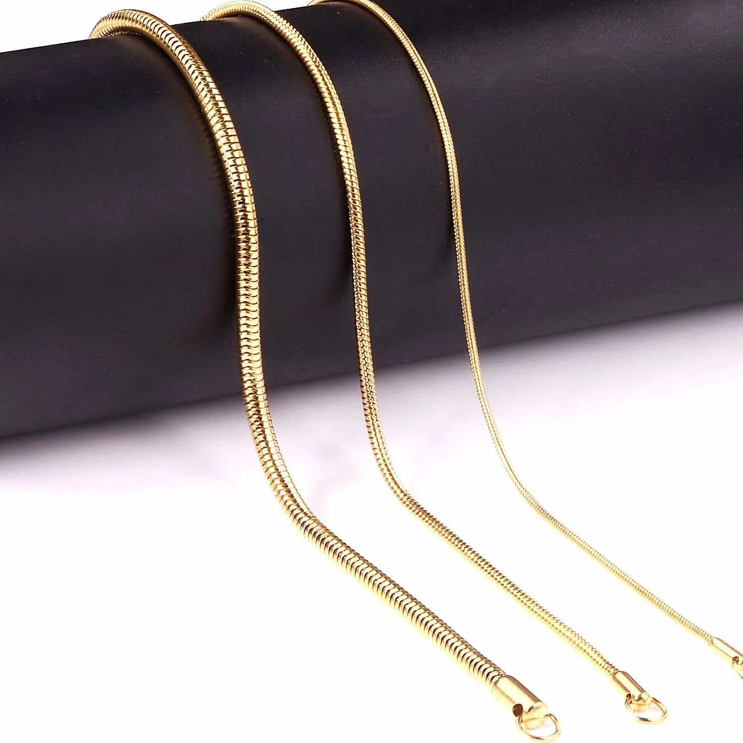 Snake Chain Necklace sold by Mint & Lilly product image thumbnail 4
