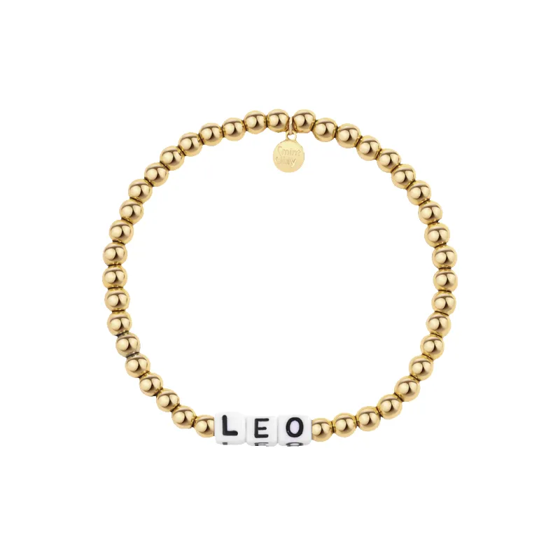 Custom Waterproof Gold Beaded Friendship Bracelet sold by Mint & Lilly