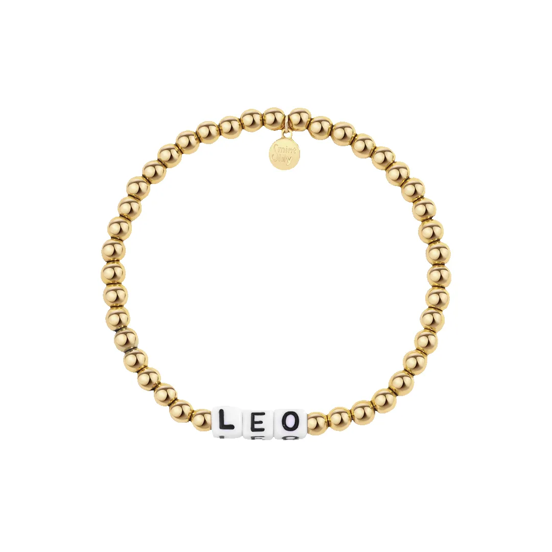 Custom Waterproof Gold Beaded Friendship Bracelet sold by Mint & Lilly