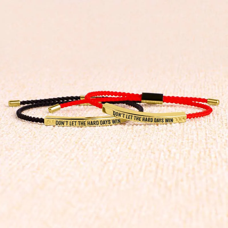 Don't Let The Hard Days Win Inspire Bracelet sold by Mint & Lilly product image thumbnail 5