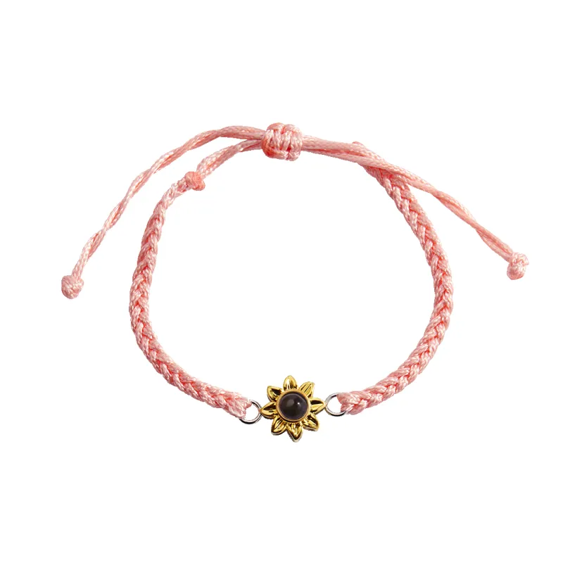 Sunflower Photo Bracelet sold by Mint & Lilly