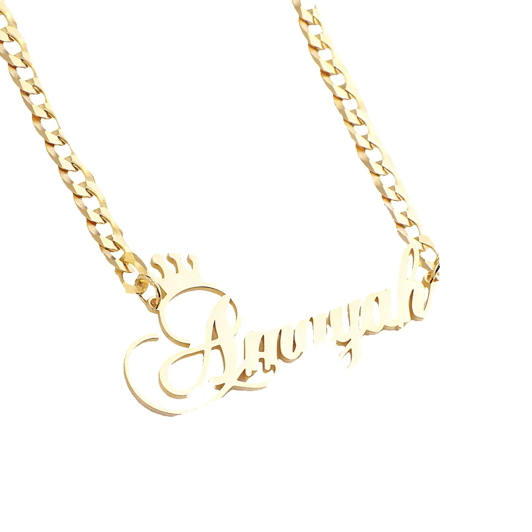 The Queen Name Necklace sold by Mint & Lilly