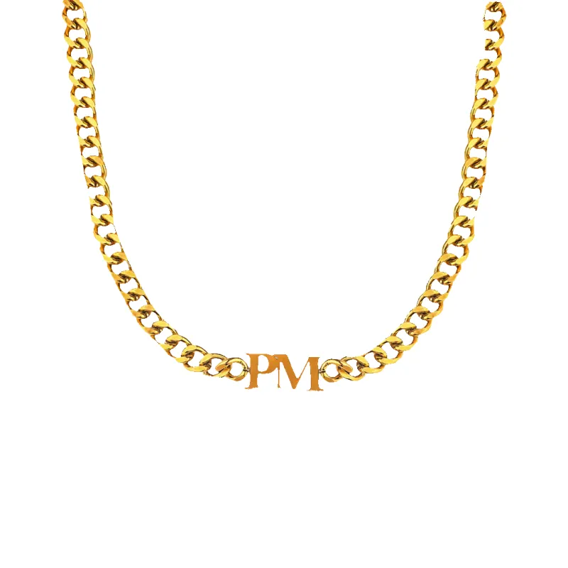 Initial Choker Necklace sold by Mint & Lilly