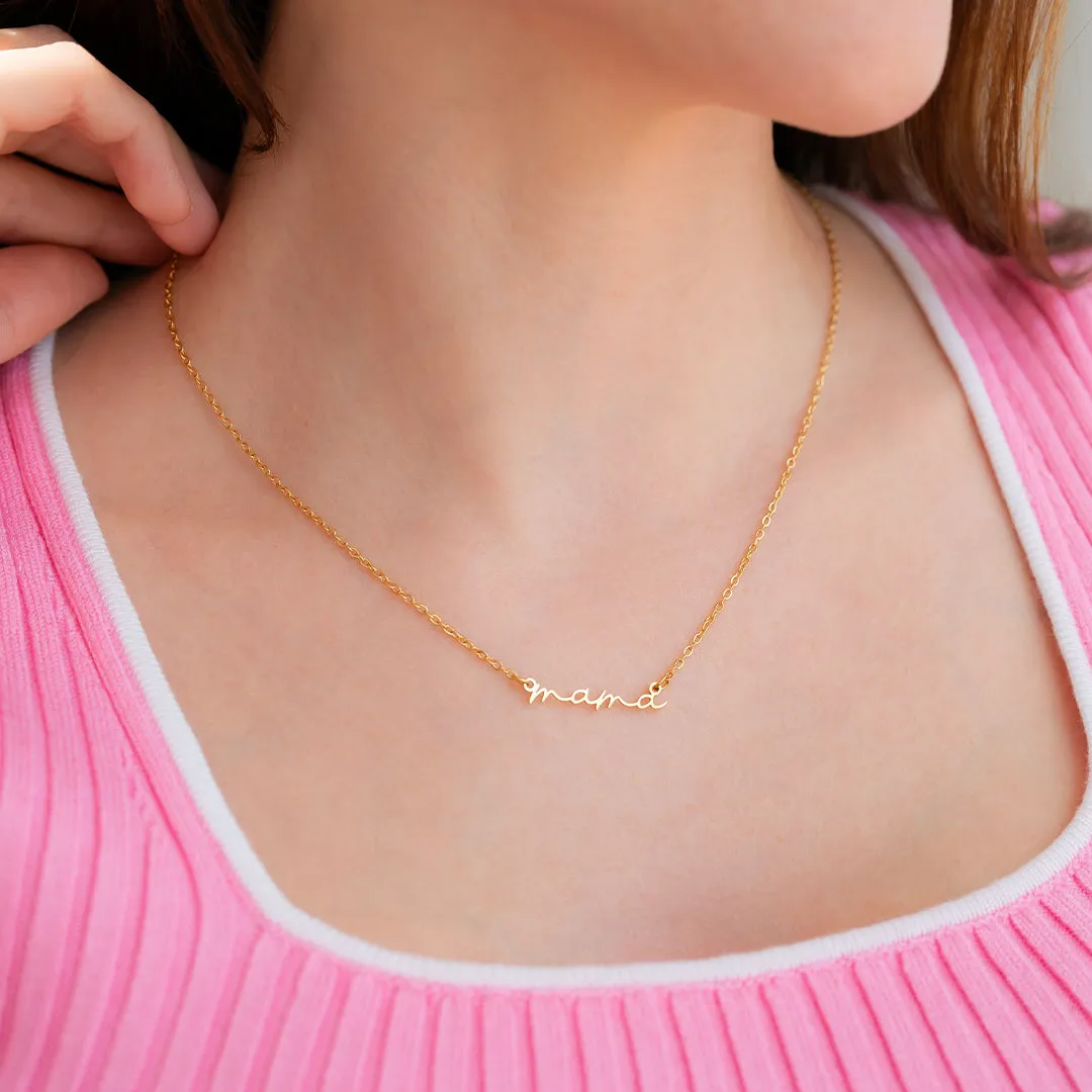 Dainty Mama Necklace sold by Mint & Lilly product image thumbnail 4