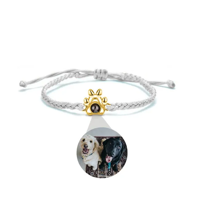 Pet Paw Photo Bracelet sold by Mint & Lilly product image thumbnail 2