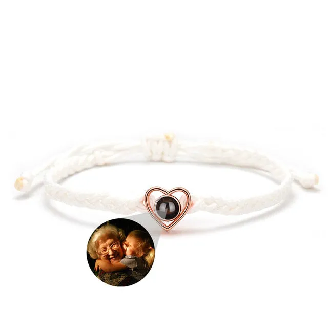 Heart Adjustable Photo Bracelet sold by Mint & Lilly product image thumbnail 5