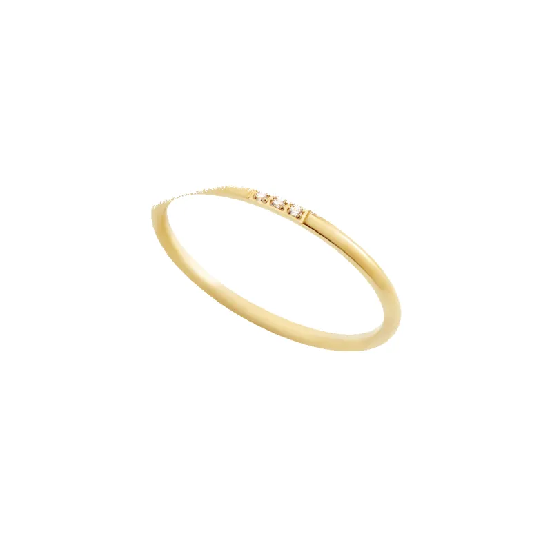 Dainty Diamonds Stacking Ring made by Mint & Lilly