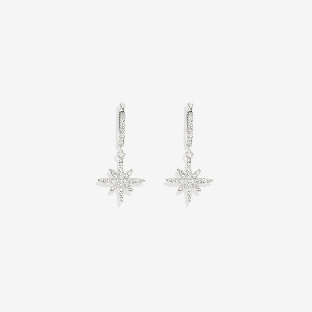 Starburst Drop Huggie Earrings sold by Mint & Lilly product image thumbnail 4