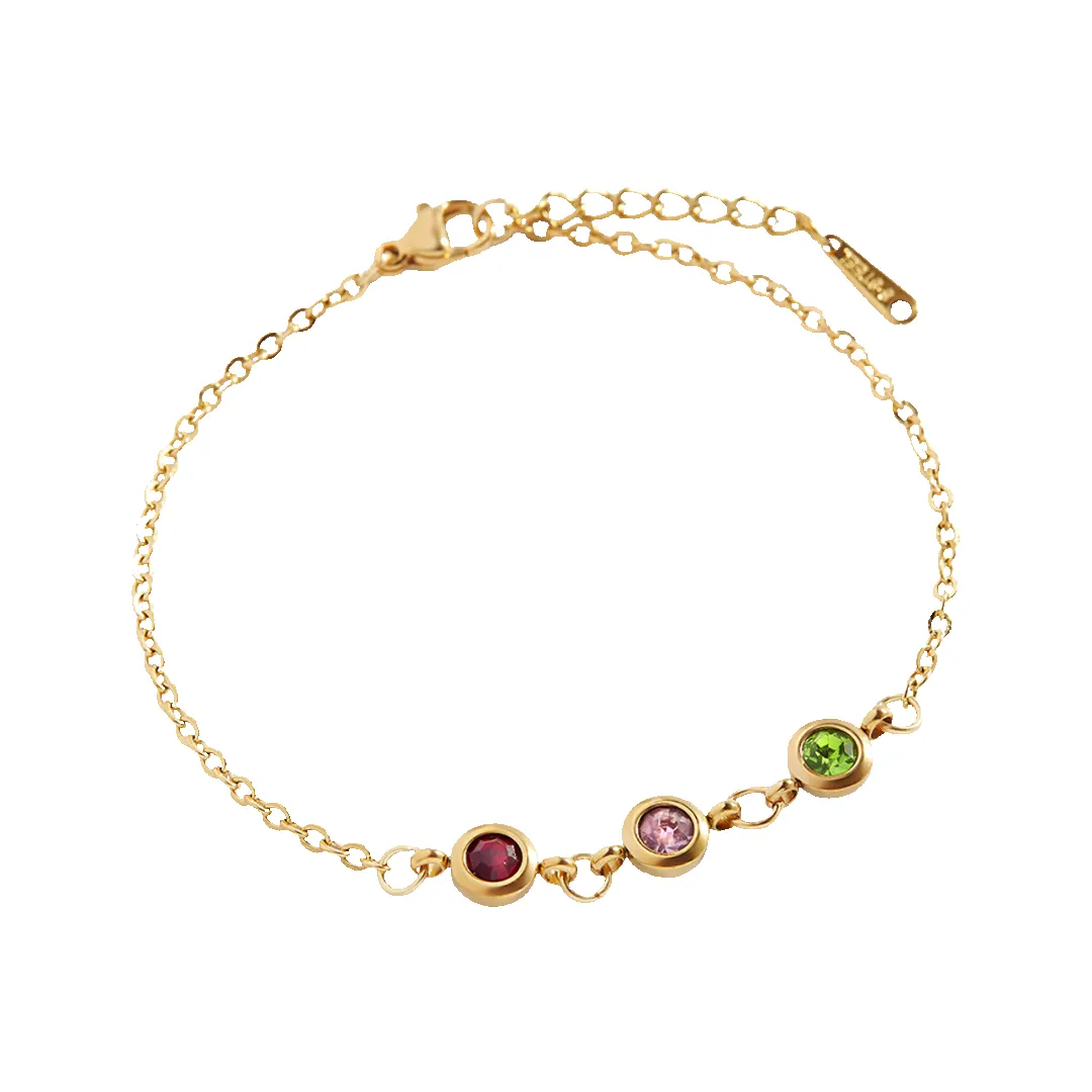 Personalized Birthstone Bracelet sold by Mint & Lilly