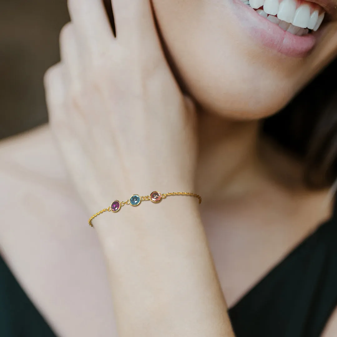 Personalized Birthstone Bracelet sold by Mint & Lilly product image thumbnail 3