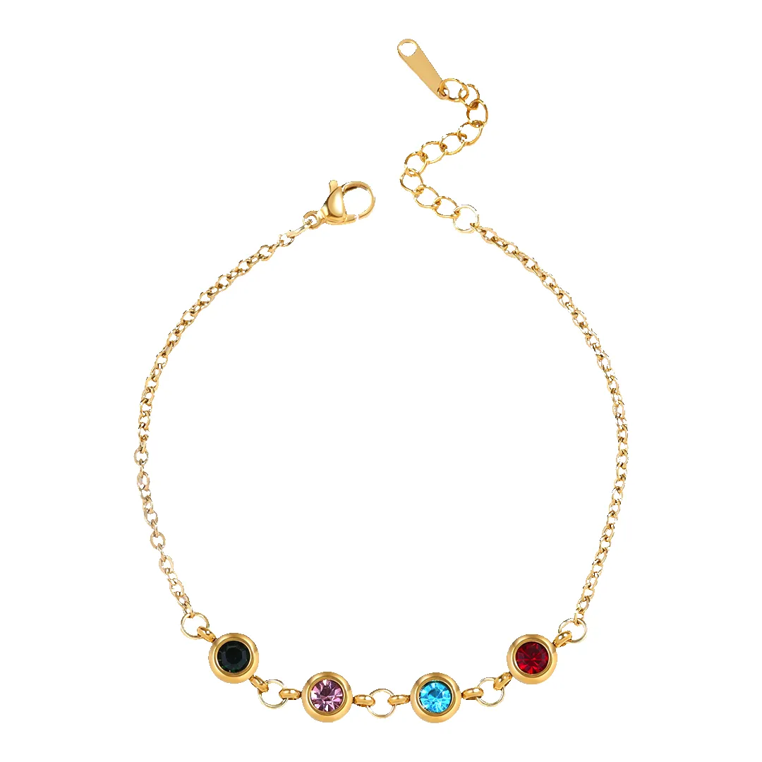 Personalized Birthstone Bracelet sold by Mint & Lilly product image thumbnail 4