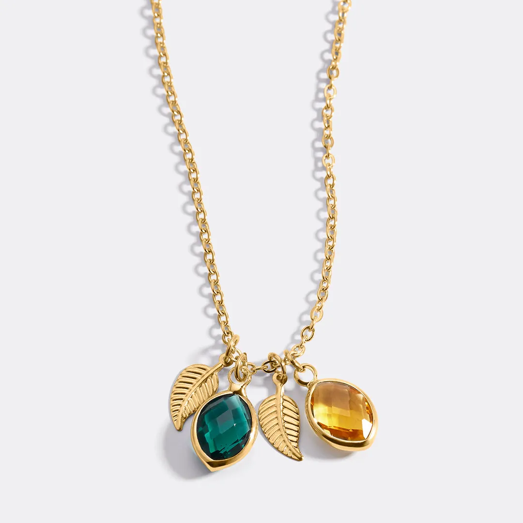 Family Birthstone Cluster Necklace sold by Mint & Lilly product image thumbnail 2