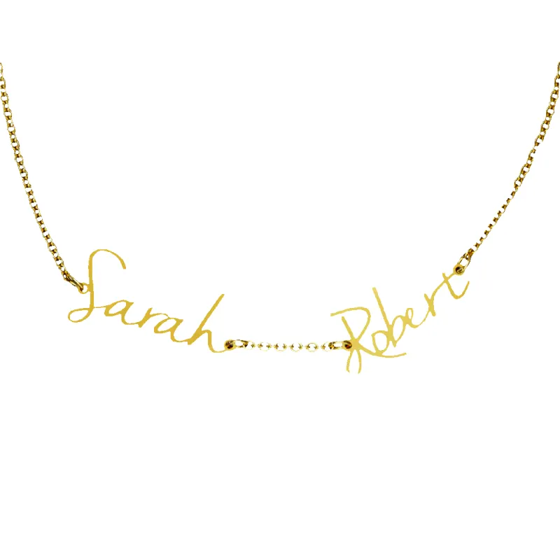 Fairy Double Name Necklace sold by Mint & Lilly