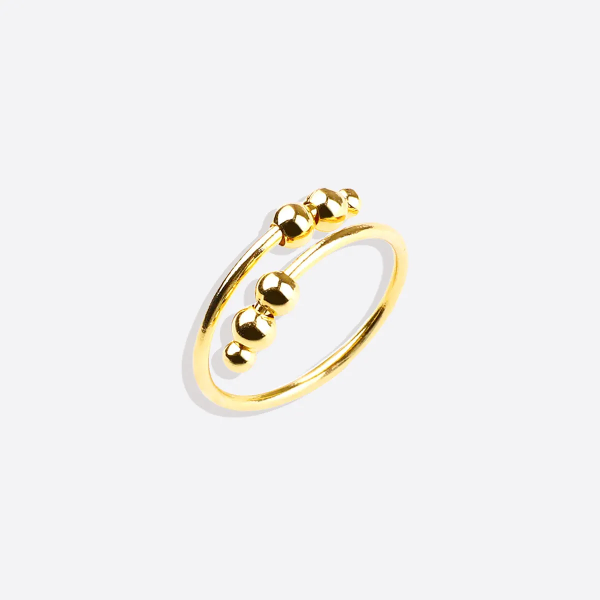Adjustable Beaded Fidget Ring sold by Mint & Lilly product image thumbnail 2