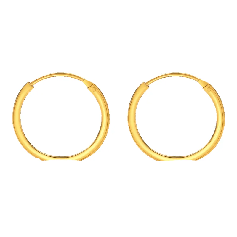 Endless Hoop Earrings made by Mint & Lilly