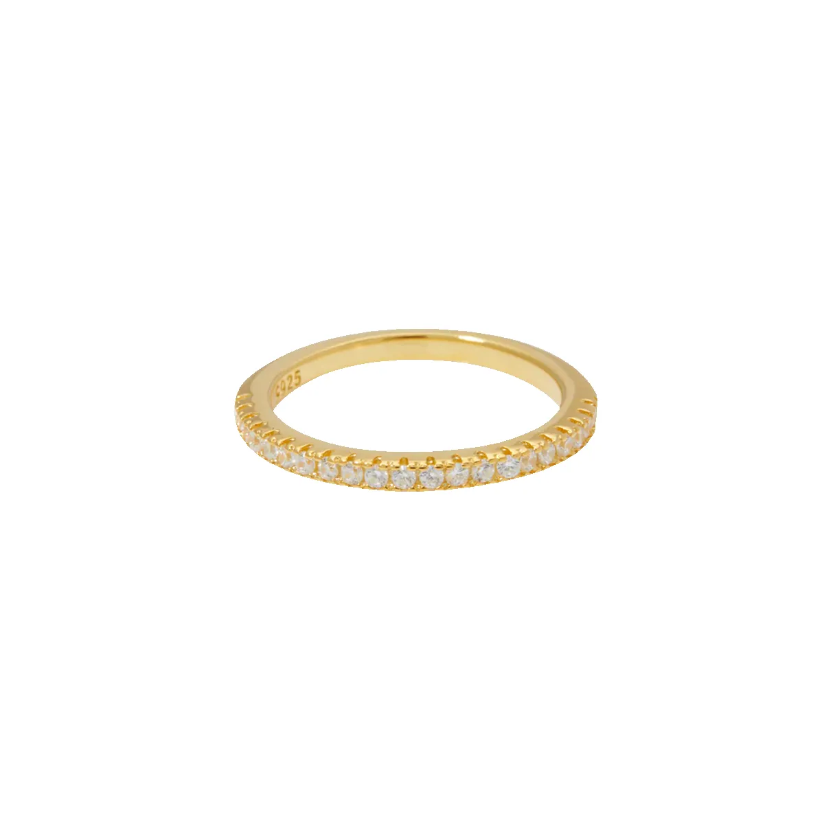 Micro Pavé Eternity Stacking Ring sold by Mint & Lilly product image thumbnail 4