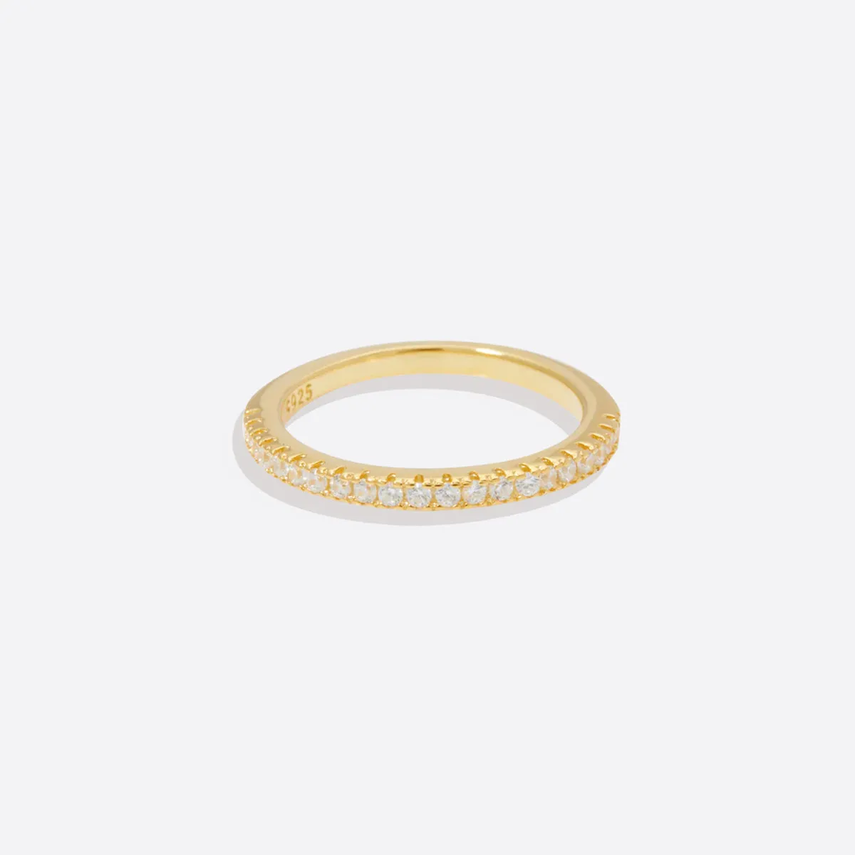 Micro Pavé Eternity Stacking Ring sold by Mint & Lilly product image thumbnail 2