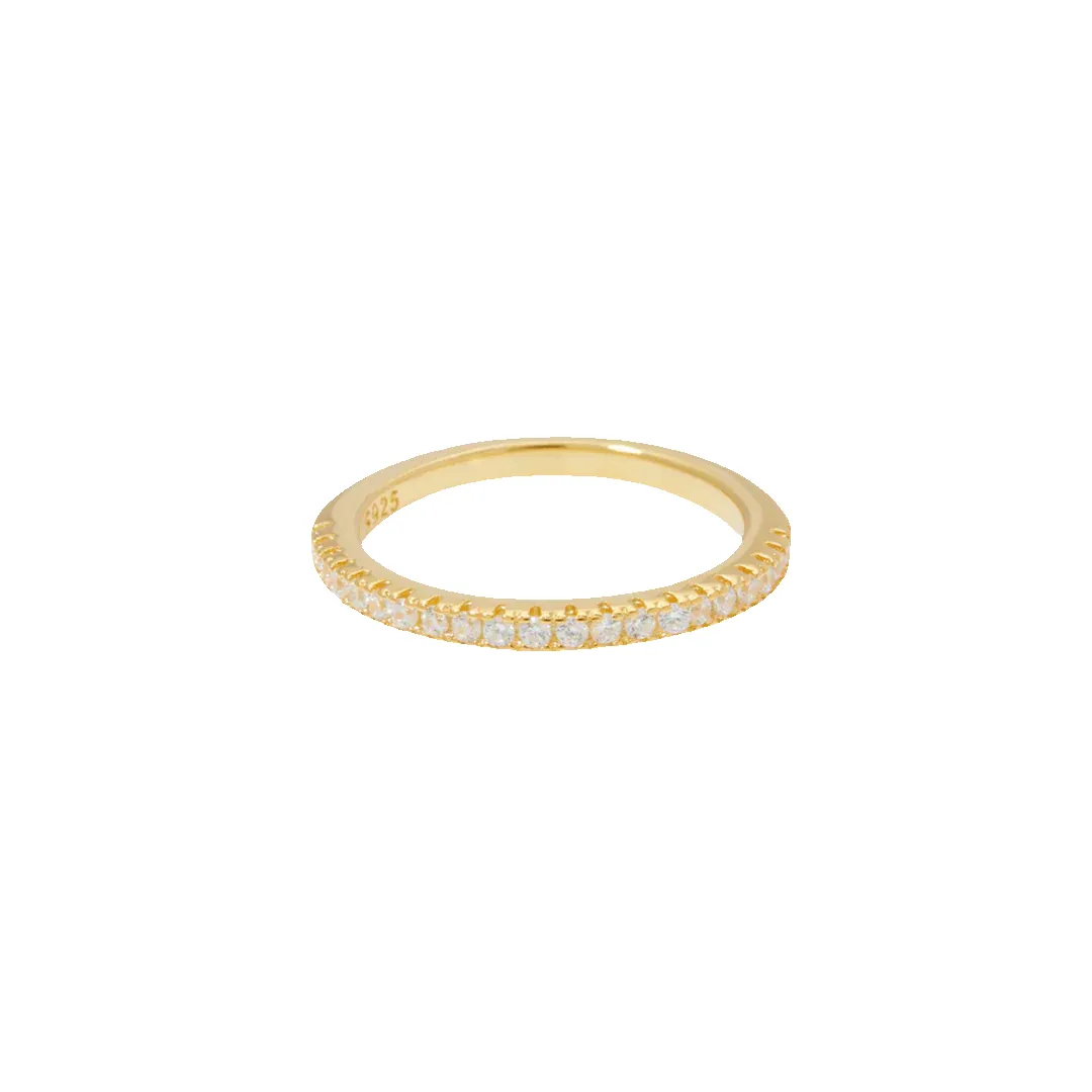 Micro Pavé Eternity Stacking Ring sold by Mint & Lilly product image thumbnail 5