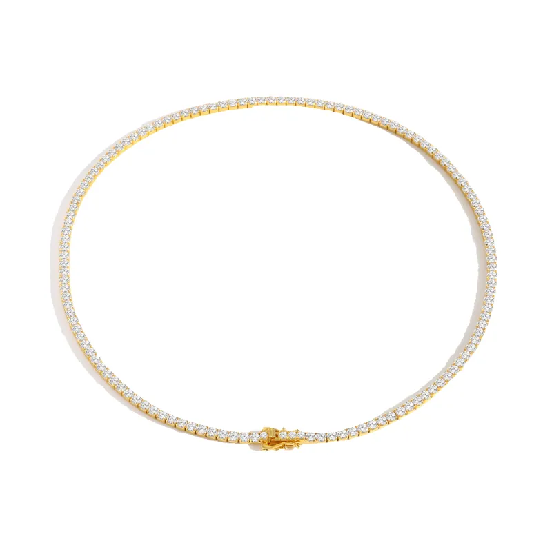 3mm Tennis Necklace made by Mint & Lilly