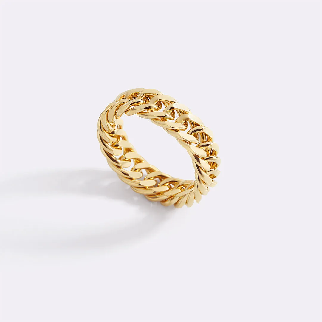 Curb Chain Ring sold by Mint & Lilly product image thumbnail 5