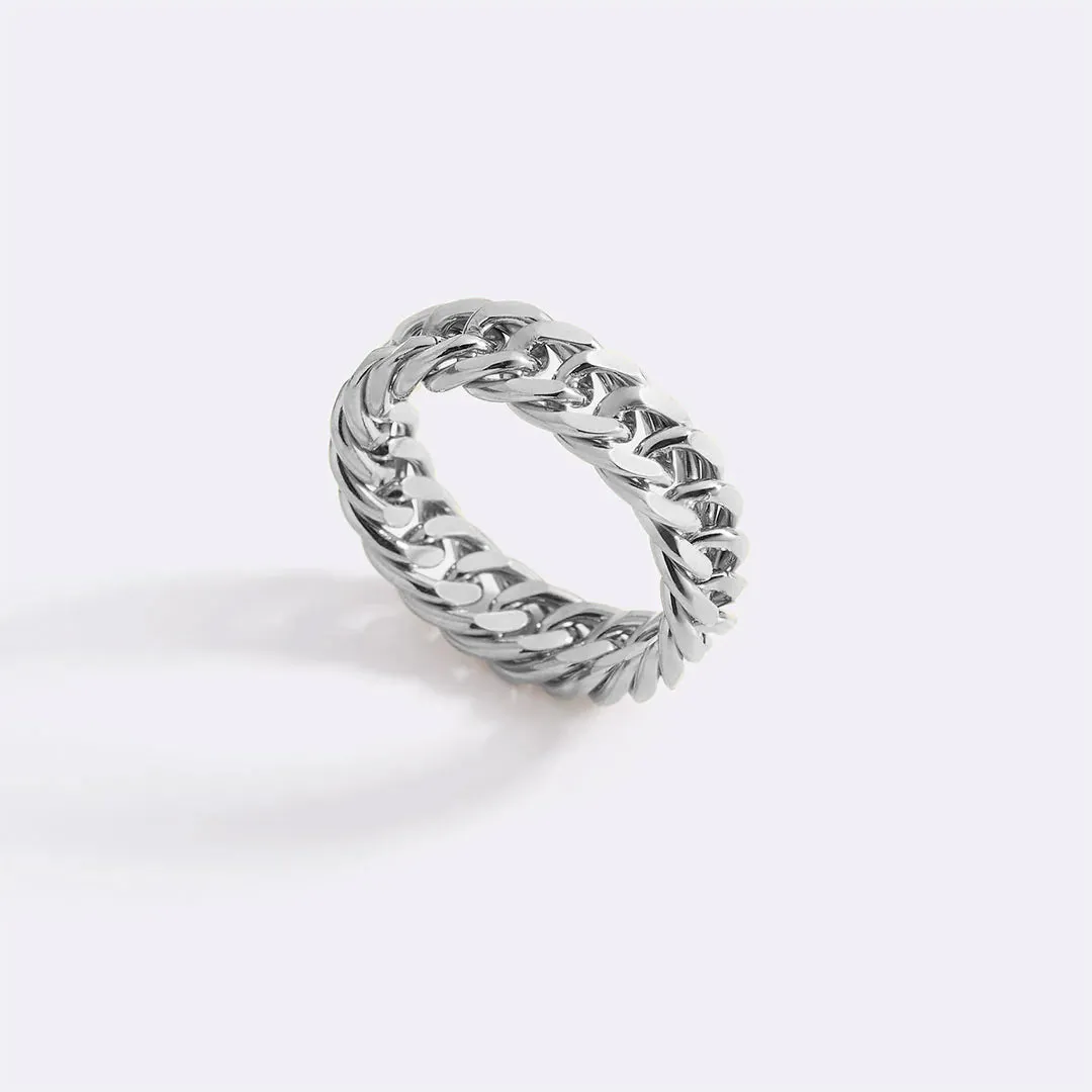 Curb Chain Ring sold by Mint & Lilly product image thumbnail 4