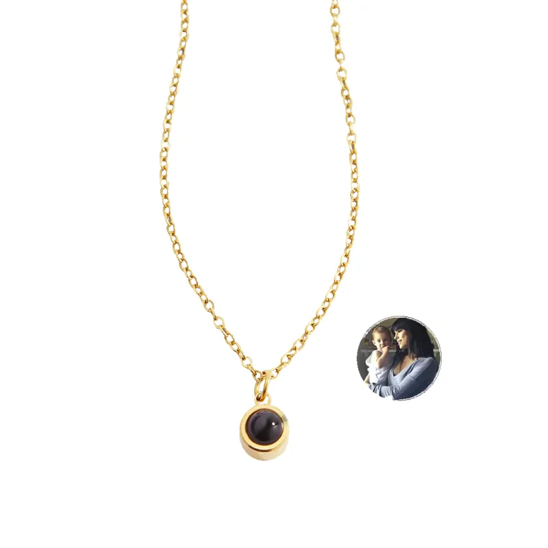 The Classic Photo Necklace sold by Mint & Lilly