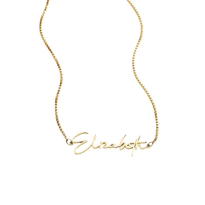 Modern Name Necklace sold by Mint & Lilly