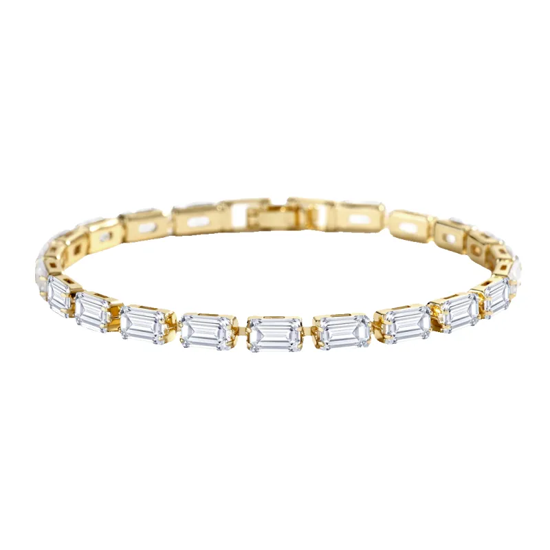 Baguette Tennis Bracelet sold by Mint & Lilly