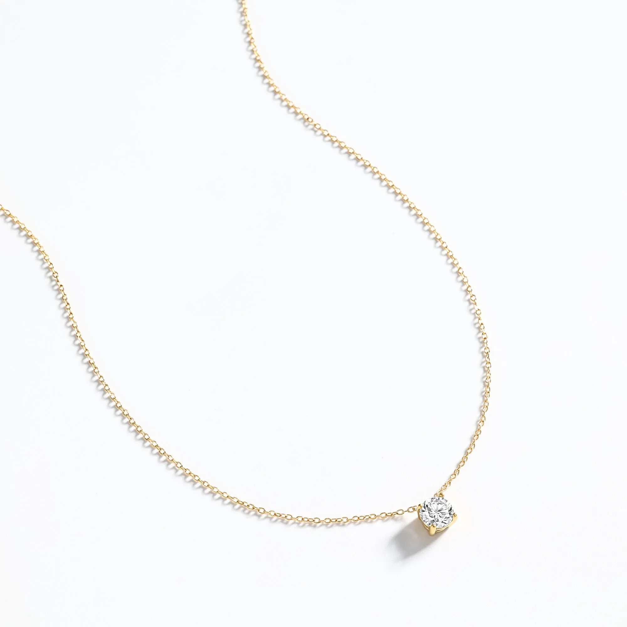Solitaire Pendant Necklace sold by Mint & Lilly product image thumbnail 4