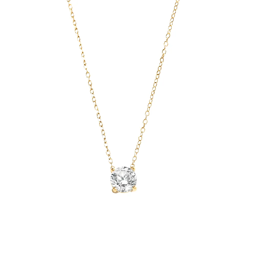 Solitaire Pendant Necklace sold by Mint & Lilly