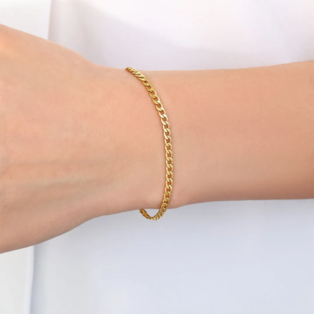 Cuban Chain Bracelet sold by Mint & Lilly product image thumbnail 4