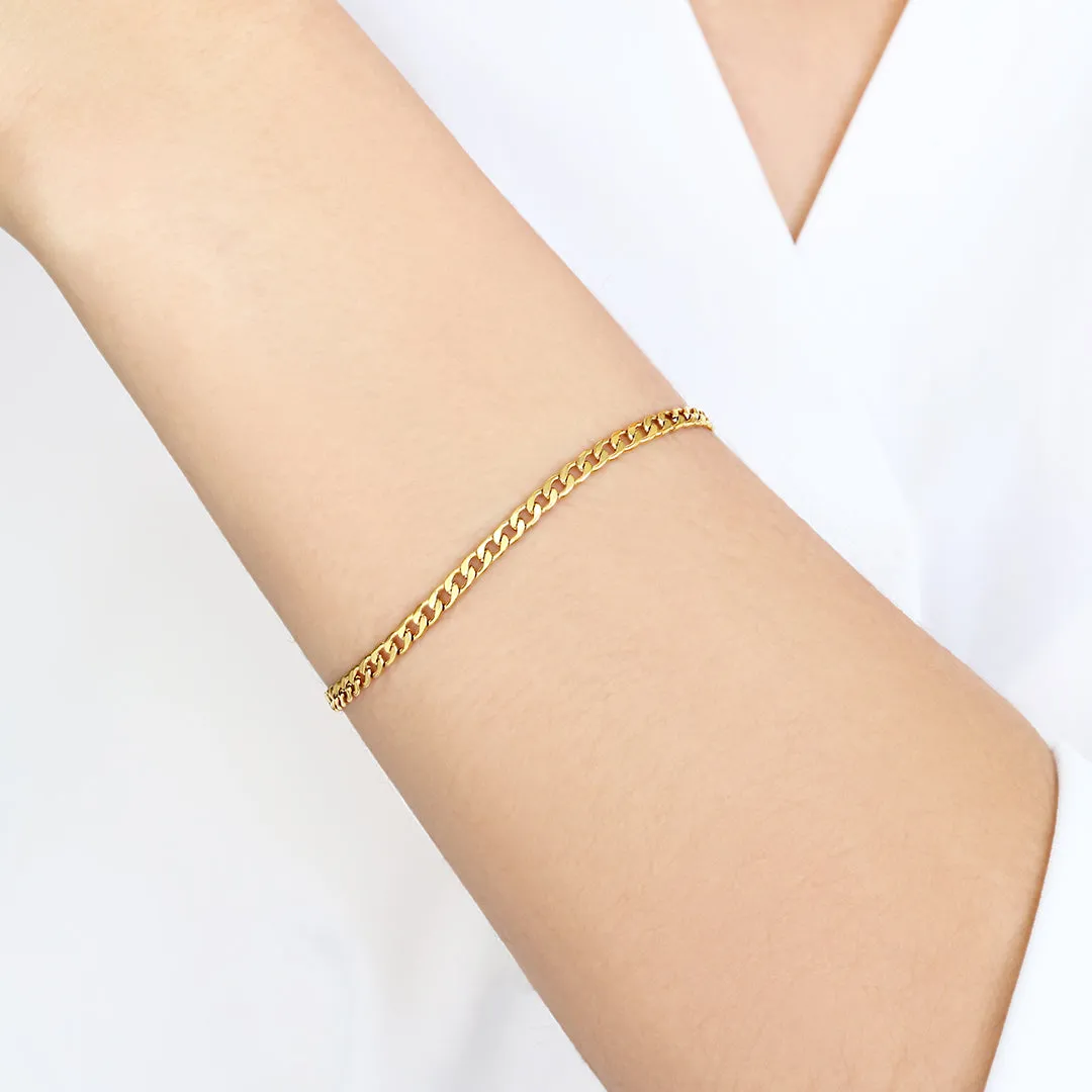 Cuban Chain Bracelet sold by Mint & Lilly product image thumbnail 3