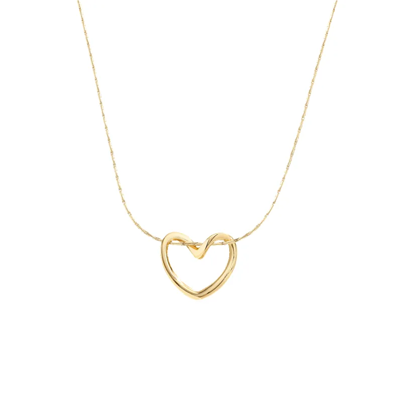 Open Heart Necklace made by Mint & Lilly
