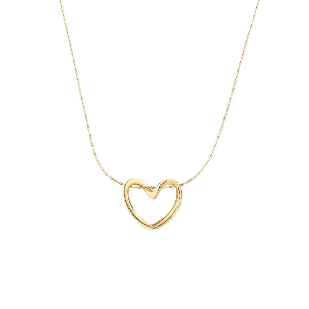 Open Heart Necklace sold by Mint & Lilly