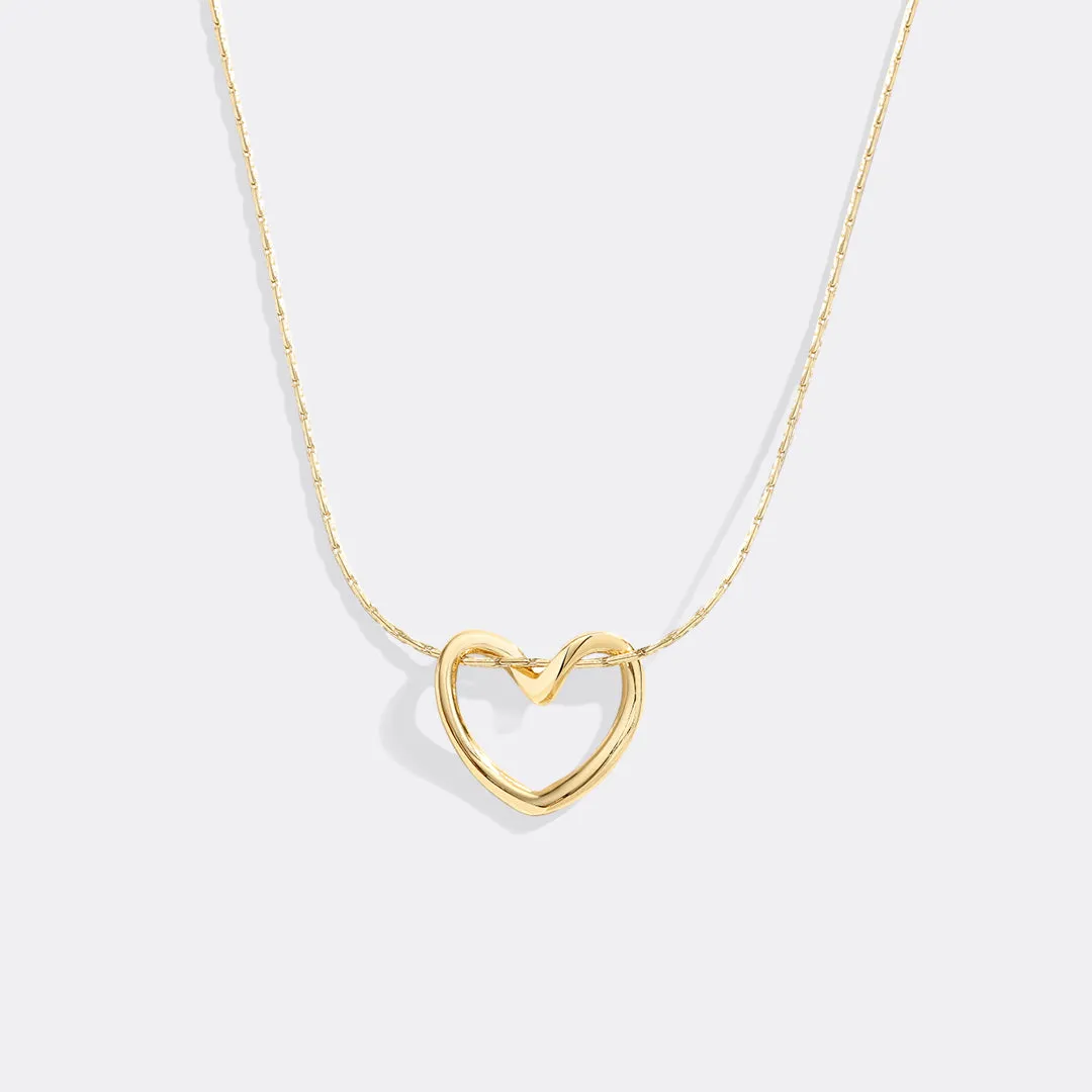 Open Heart Necklace sold by Mint & Lilly product image thumbnail 3
