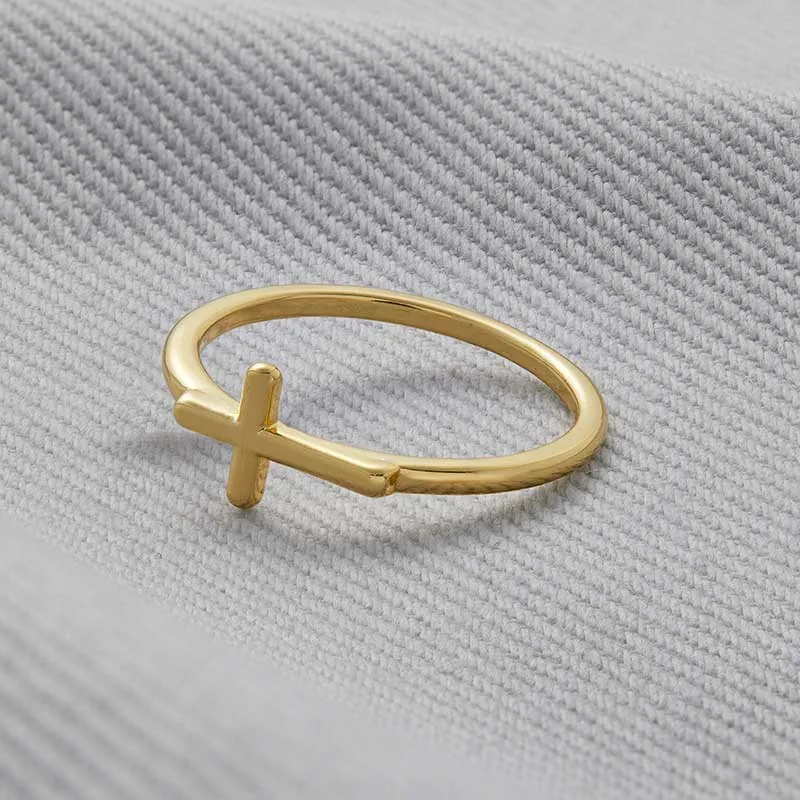 Horizon Cross Ring sold by Mint & Lilly product image thumbnail 4