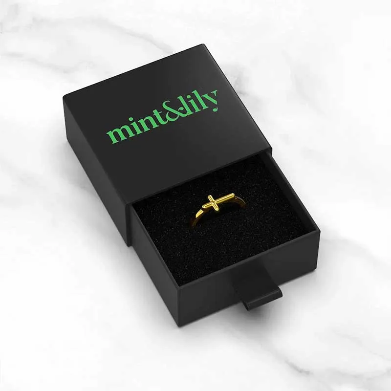 Horizon Cross Ring sold by Mint & Lilly product image thumbnail 5