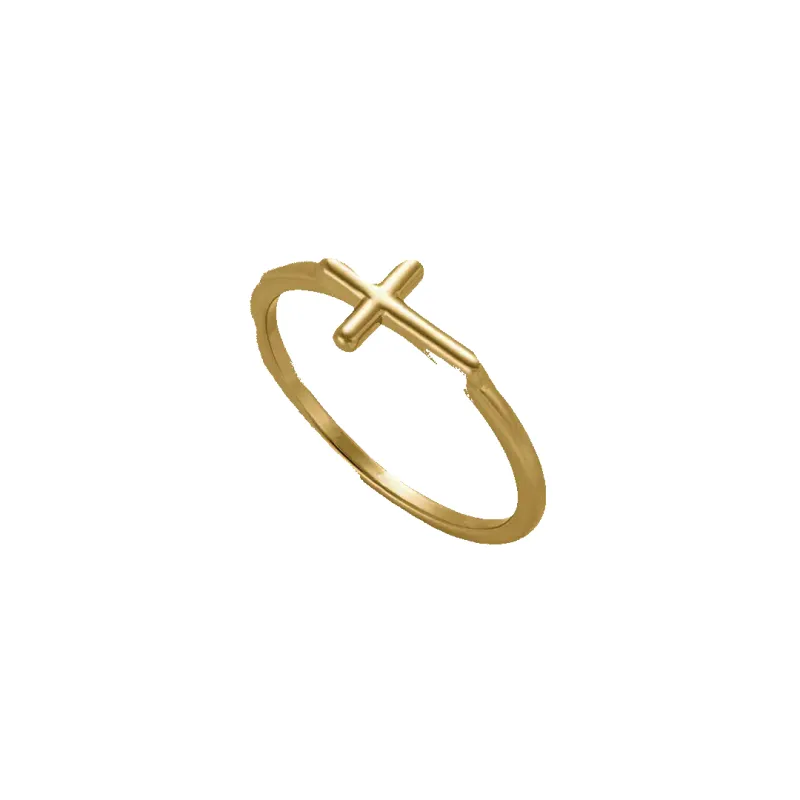 Horizon Cross Ring made by Mint & Lilly