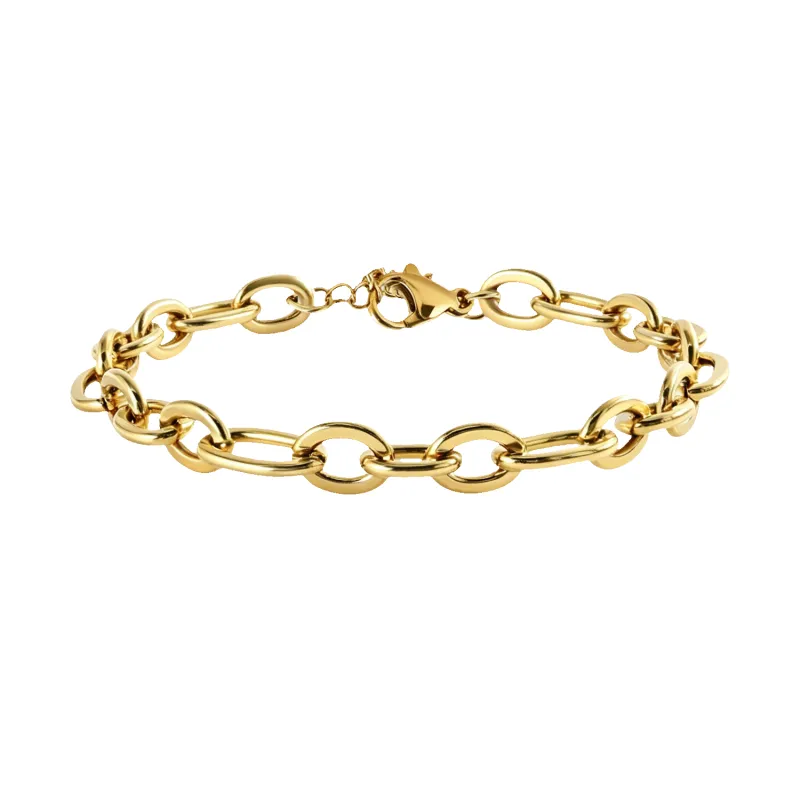 Bold Linked Paperclip Bracelet made by Mint & Lilly