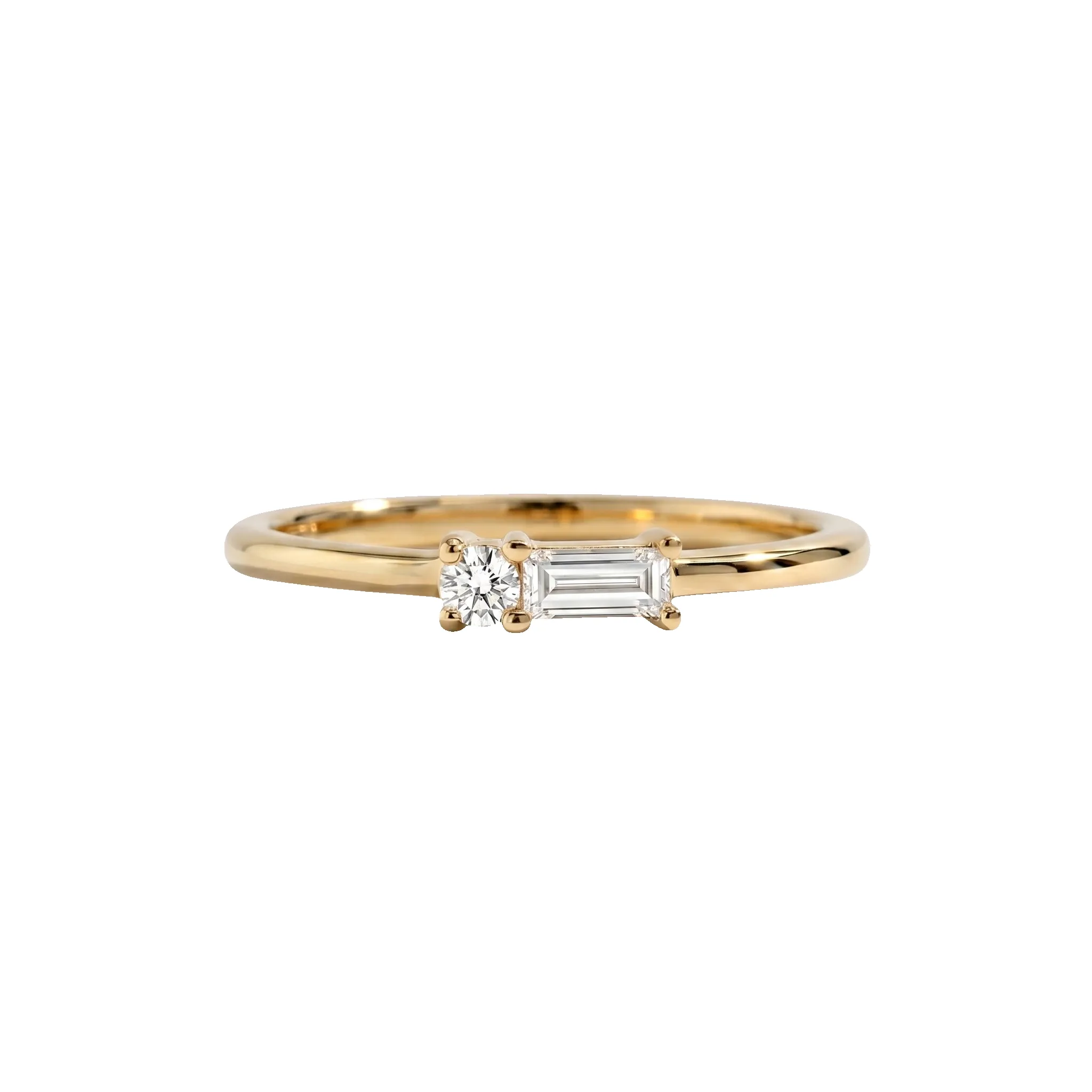 Dainty Baguette Ring sold by Mint & Lilly product image thumbnail 3
