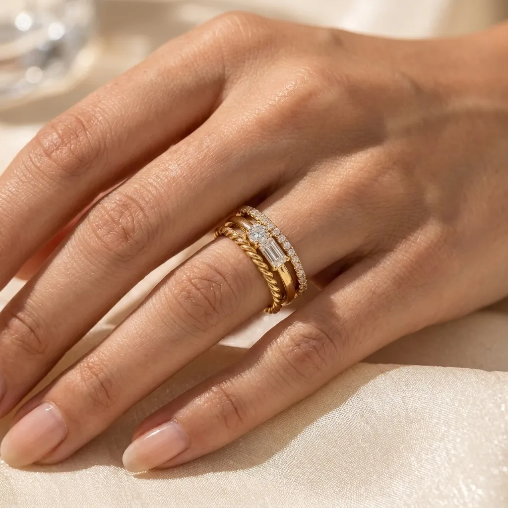 Classic Ring Stack sold by Mint & Lilly product image thumbnail 4