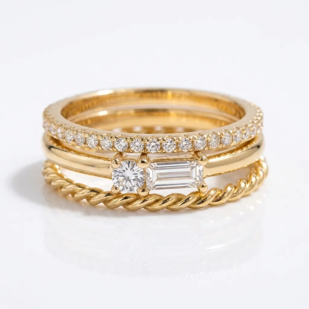 Classic Ring Stack sold by Mint & Lilly product image thumbnail 2