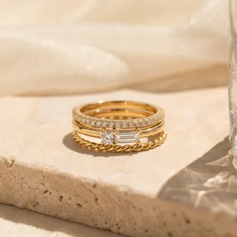 Classic Ring Stack sold by Mint & Lilly product image thumbnail 3