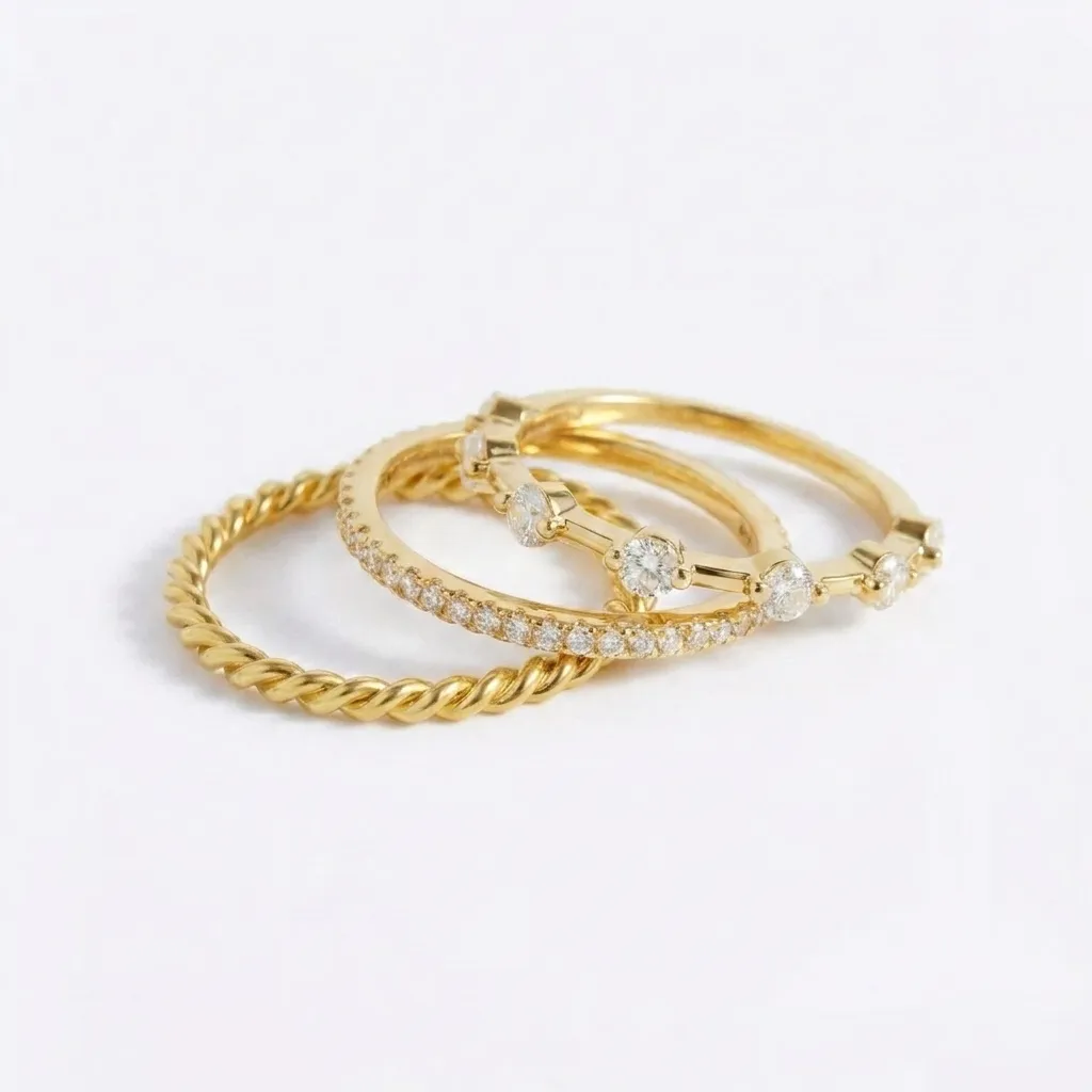 Modern Ring Stack sold by Mint & Lilly product image thumbnail 4